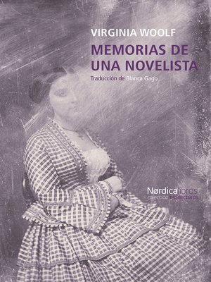 cover image of Memorias de una novelista